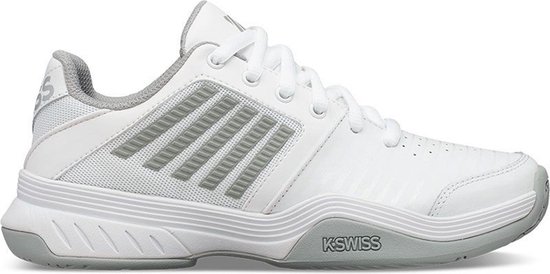 K-Swiss Court Express HB  Sportschoenen - Maat 39.5 - Vrouwen - wit/grijs