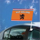 Hup Holland autovlag (2 stuks) - Oranje boven
