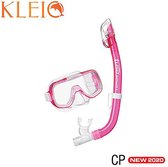 tusaSPORT Mini Kleio dry kinder snorkelset duikbril UC2022 - roze