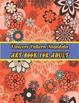 Flowers mandala pattern Art book for adult