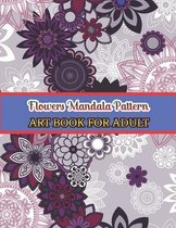 Flowers mandala pattern Art book for adult