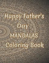 Happy Father's Day Mandalas Coloring Book