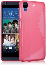 HTC Desire 530 smartphone hoesje tpu siliconen case s-line roze