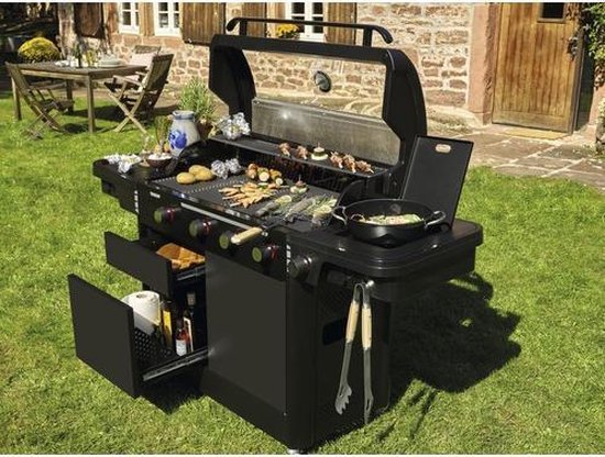 Luxe Gas Barbecue BBQ - Grote Bbq - Transparante Kap - Zwart - Snelle  Levering | bol.com