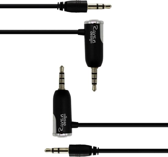 Aux kabel auto - ingebouwd microfoon en afstandsbediening - audio kabel  jack | bol.com