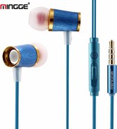 M21 High Bass In-Ear Oordopjes met 3.5mm Jack Oortjes vooriPhone / Samsung Galaxy / Huawei - blauw