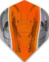 Afbeelding van het spelletje 5 sets (15 stuks) Pentathlon flights Silver Edge Orange