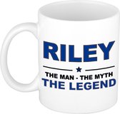 Riley The man, The myth the legend cadeau koffie mok / thee beker 300 ml