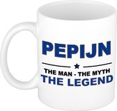 Pepijn The man, The myth the legend cadeau koffie mok / thee beker 300 ml