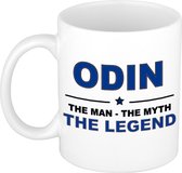 Odin The man, The myth the legend cadeau koffie mok / thee beker 300 ml
