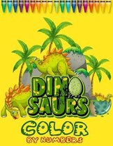 Dinosaurs Color By Numbers