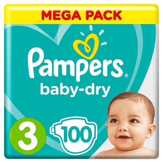 Ga op pad Onderstrepen genoeg Pampers Active Baby-Dry Baby-Dry Maat 3, 100 Luiers, Voor Droge Ademende  Huid | bol.com