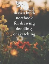 sketch book notebook for drawing doodling or sketching for cats lover