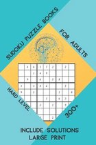 sudoku puzzle books for adults hard level