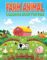 Farm Animal Coloring Book For Kids