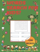 WORDS SEARCH FOR KIDS! +200 words
