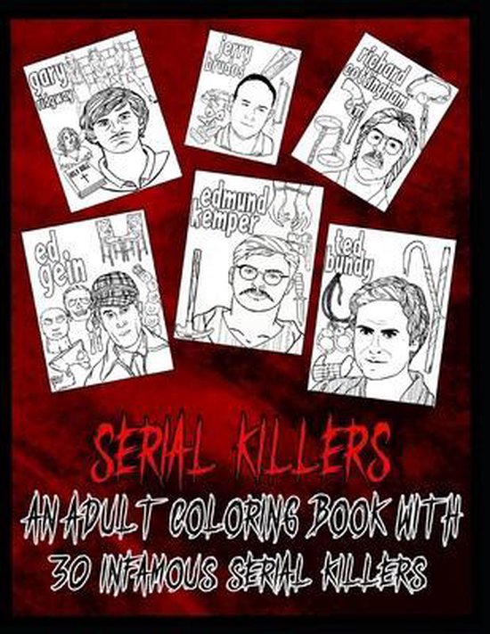 Serial Killer Coloring Book, Edward Art 9798644760671 Boeken