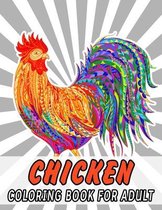 Chicken Adult Coloring Book