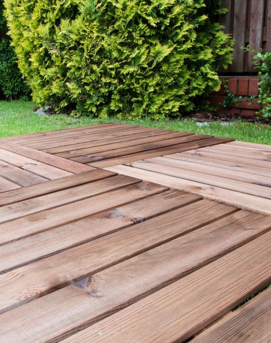 bol.com | Intergard Tuintegel vlonder vlondertegel grenen 100x100cm