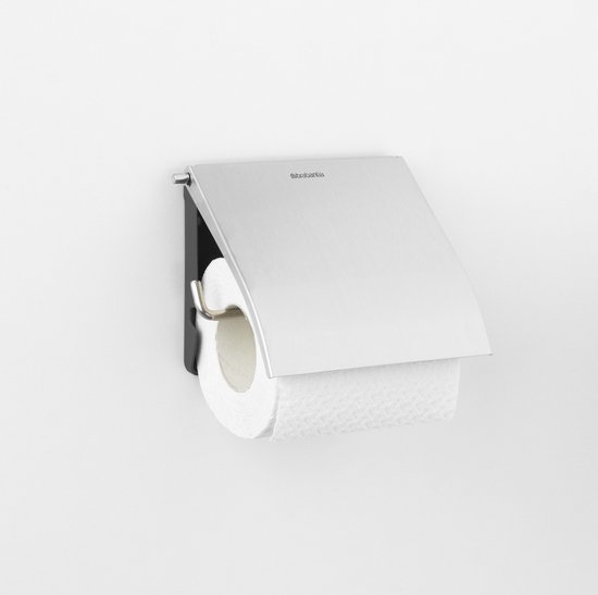 Brabantia ReNew porte-rouleau papier toilette - Matt Steel