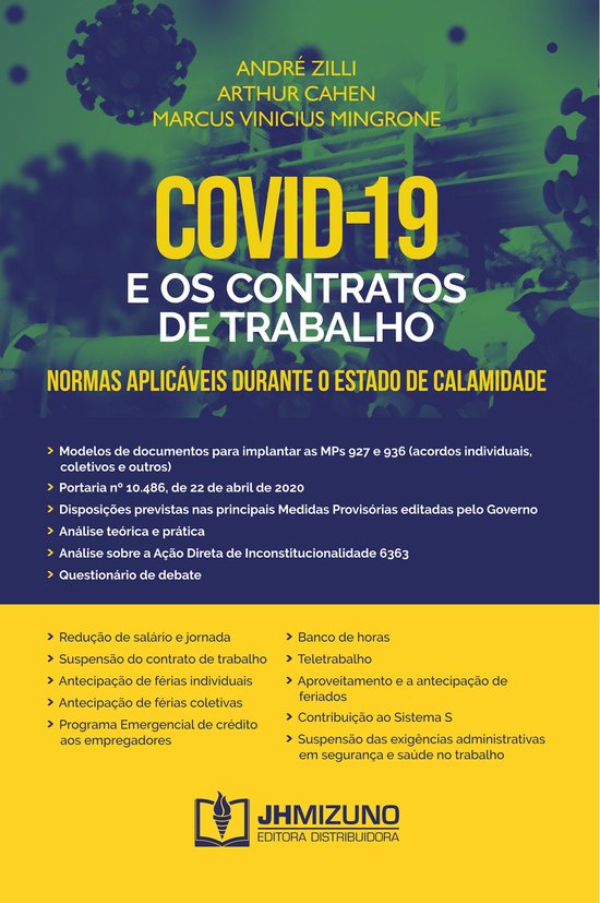 COVID-19 e os Contratos de Trabalho - cover