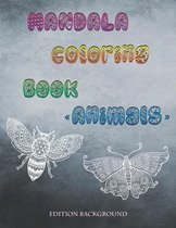 MANDALA COLORING BOOK animals