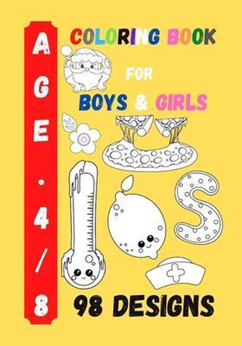Coloring Book For Boys And Girls van Yves Kervella