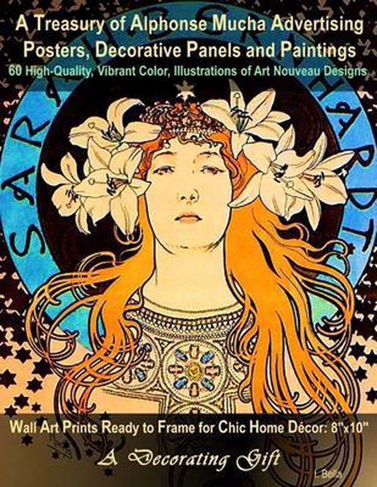 A Treasury of Alphonse Mucha Advertising Posters, Decorative ... - cover