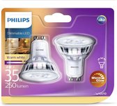 Philips LED-spotlight lampen Classic 4 W 250 lumen 2 st 929001363831