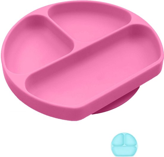 Demon Consequent specificeren Bordje met zuignap placemat met geïntegreerd bord Antislip placemat – Baby  siliconen... | bol.com