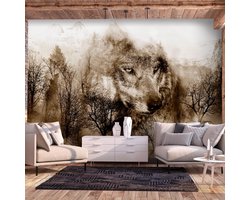 Fotobehang - Mountain Predator (Brown)