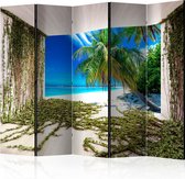 Kamerscherm - Scheidingswand - Vouwscherm - Beach and Ivy II [Room Dividers] 225x172 - Artgeist Vouwscherm