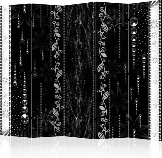Kamerscherm - Scheidingswand - Vouwscherm - Black Elegance II [Room Dividers] 225x172 - Artgeist Vouwscherm