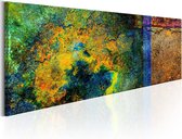 Schilderijen Op Canvas - Schilderij - Mystery of the Sun Cave 120x40 - Artgeist Schilderij