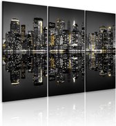 Schilderijen Op Canvas - Schilderij - Glittering New York 120x80 - Artgeist Schilderij