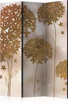 Kamerscherm - Scheidingswand - Vouwscherm - Golden Garden [Room Dividers] 135x172 - Artgeist Vouwscherm
