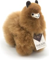 Alpaca Knuffel - Hazelnut - Klein - 23 cm - Alpacawol - Handgemaakt, Natuurlijk & Fairtrade - Allergie-vrij
