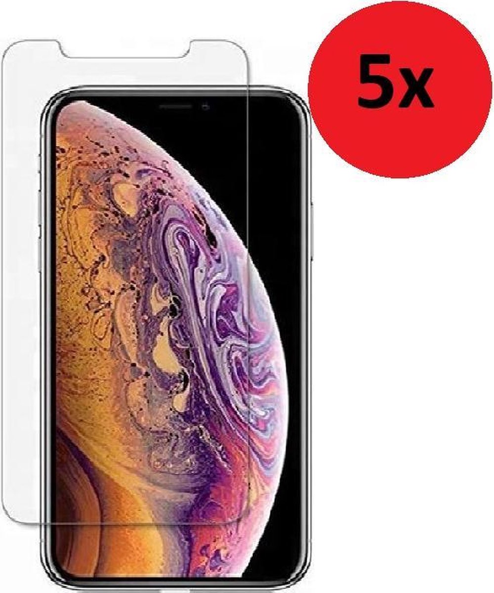 Geschikt voor iPhone 11 Screenprotector - 11 Screen Protector 5x Bescherm Glas