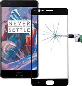 Let op type!! OnePlus Three Gehard glazen silk-screen schermprotector 0.26mm 9H hardheid wit