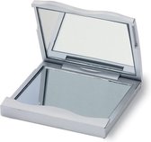 Kleine Zakspiegel  -Vergrotend & Normaal - Bagage spiegel / Reisspiegel - 1 Stuk - 6,5x6 CM - Make-up Spiegeltje