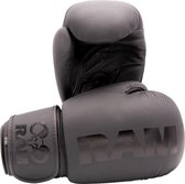 RAM Pro Deluxe - Leder - (Kick)Bokshandschoenen - Mat zwart - 16 OZ