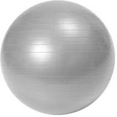 Sportsline - Gymnastiek bal - 65cm - Grijs - Gymball - Fitness - Fitnessbal - Yoga bal
