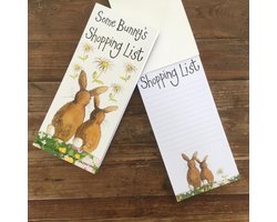 Alex Clark Magnetic Notepad or To-Do List ~ Magnetisch Notitieblok Konijn 'SomeBunny'