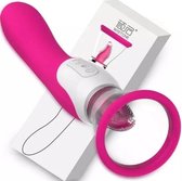 Hot Vagina Tong Vibrator - tepel Suction Cup - Vibrating Massager Powerful Oral Sucking Sex Machine