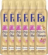 Fa Deodorant Spray Oriëntal Moments - Voordeelverpakking 6 x 150 ML