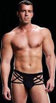 Envy low rise string met bandjes zwart - L/XL