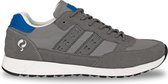 Q1905-Quick Heren Sneaker Voorschoten - Grijs/Hard blauw