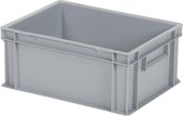 Stapelbak - Opbergbox - 400x300xH175mm - grijs