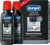 Durgol ontkalkingsmiddel 2x125ml ontkalker voor espresso en koffie machines koffiezetapparaat anti kalk