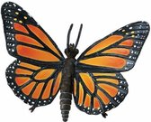 Safari Vlinder Monarch Junior 11,5 Cm Oranje/zwart